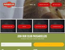 Tablet Screenshot of passariellos.com